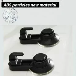 Crochets à Ventouse Sous Vide Lot De 2, Ventouse Crochet Puissante Sans Perçage, Crochets De Salle De Bain De Cuisine Etanches Réutilisables, Max 5kg (Noir) GrooFoo -Treuil, cric, palan et accessoires Soldes Boutique 52660655 4