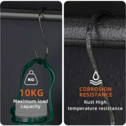 Lot De 15 Crochets De Boucher En Acier Inoxydable - 15 Cm - Crochets De Boucher - Crochets En Forme De S - Pour Salle De Bain, Chambre à Coucher, Bureau, Cuisine, Magasin, Travail De La Viande GrooFoo -Treuil, cric, palan et accessoires Soldes Boutique 52660698 5