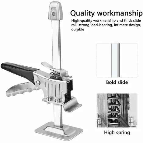 TINOR Lève-Plaques Manuel Outil De Levage Pour Bras 2 Pcs Outil De Serrage De Précision Du Bras Cric Multifonction Pour Portes Fenêtres Armoires Placards 4 TINOR Lève-Plaques Manuel Outil De Levage Pour Bras 2 Pcs Outil De Serrage De Précision Du Bras Cric Multifonction Pour Portes Fenêtres Armoires Placards – Image 4