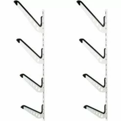 WILTEC Rack Quadruple Mural Support Rangement 4 Planches Surf Snowboard Wakeboard Skateboard Stockage