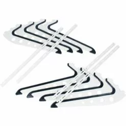 WILTEC Rack Quadruple Mural Support Rangement 4 Planches Surf Snowboard Wakeboard Skateboard Stockage -Treuil, cric, palan et accessoires Soldes Boutique 52871873 3