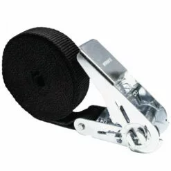 Sangle D'arrimage à Cliquet - 25 Mm X 5 M - Noir - Linxor - Noir