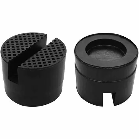 QERSTA 2Pièces Universal Jack Pad En Caoutchouc Avec Rainure, Bloc Tampon En Caoutchouc, Universal à Fente Rail Cadre Protecteur Pour Cric, Pour Cric Voiture De Levage, Taille Moyenne 1 QERSTA 2Pièces Universal Jack Pad En Caoutchouc Avec Rainure, Bloc Tampon En Caoutchouc, Universal à Fente Rail Cadre Protecteur Pour Cric, Pour Cric Voiture De Levage, Taille Moyenne