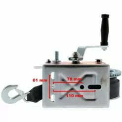 GT MARKET Treuil Manuel Avec Sangle 1134 Kg -Treuil, cric, palan et accessoires Soldes Boutique 53305514 4