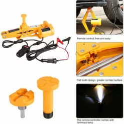 SZYB 12V Cric électrique De Voiture - Soulève Jusqu'à 3 Ton DC Automobile électrique Jack Soulevant L'équipement D'urgence SUV De Voiture Avec Clé à Chocs