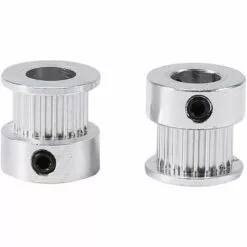 Health Gear Roue De Poulie De Courroie,Triomphe 2 Pièces Poulie GT2 20 Dents 8mm Alésage 6mm Largeur Courroie De Distribution Poulie Roue En Alliage D'aluminium Pour Imprimante 3D -Treuil, cric, palan et accessoires Soldes Boutique 53832323 4