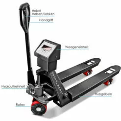 STAHLWERK Transpalette Avec Balance Jusqu'à 2.000 Kg Longueur De Fourche 1.150 Mm -Treuil, cric, palan et accessoires Soldes Boutique 53909695 3