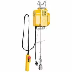 STEINBERG Treuil 300 Kg Palan Électrique Palan De Levage Treuil À Moteur 12/6 M - Bleu