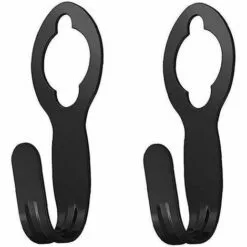 Fei Yu Jardin Porte-Tuyau, 2PCS Support Mural D'arrosage Tuyau, Arrosage Tuyau D'arrosage Crochet, Crochet Cintre En Métal Porte, Noir