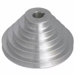 DECKON Poulie En Aluminium 5 Niveaux - 19 Mm De Diamètre Intérieur, 54 à 150 Mm De Diamètre Extérieur Pour Courroie De Distribution Trapézoïdale Type A