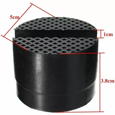 DECKON Cric De Levage, Bloc En Caoutchouc Pour Cric De Levage, Tampon De Caoutchouc Hydraulique Solide Résistant Protéger (50mm X 38 Mm) 3 DECKON Cric De Levage, Bloc En Caoutchouc Pour Cric De Levage, Tampon De Caoutchouc Hydraulique Solide Résistant Protéger (50mm X 38 Mm) – Image 3