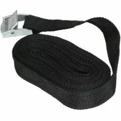 SUPERSELLER 5M Voiture Arrimage Sangle Forte Cliquet Ceinture Bagage Sac Cargo Arrimage Boucle En Métal - Le Noir -Treuil, cric, palan et accessoires Soldes Boutique 54241745 3