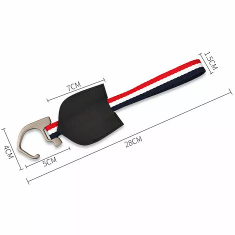 SUPERSELLER Crochets En Cuir De Haute Qualité Sièges Crochets Répressibles Crochets Pour Sièges Arrière - Beige 5 SUPERSELLER Crochets En Cuir De Haute Qualité Sièges Crochets Répressibles Crochets Pour Sièges Arrière - Beige – Image 5