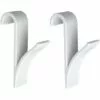Crochet Radiateur, Crochet Radiateur Sèche Serviette, Plastique Blanc, Lot De 2，Fontainebleau
