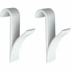 Crochet Radiateur, Crochet Radiateur Sèche Serviette, Plastique Blanc, Lot De 2,Fontainebleau