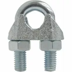 CYCLINGCOLORS 1x Serre Câble étrier 19mm 3/4" Acier Universel U Clip A = 32mm, B = 75mm, Filetage M12