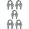 CYCLINGCOLORS 5x Serre Câble étrier 6mm 1/4" Acier Universel U Clip A = 13mm, B = 28mm, Filetage M5