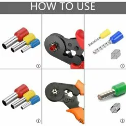 SUPERMARKET Embout De Cablage, Chaussures Set, Lot De 1200 Embouts De Câble Set De Douilles Isotherme 0,5–10 Mm² Pour Câble Bricolage, Etc. (1200 Cosses) 7 SUPERMARKET Embout De Cablage, Chaussures Set, Lot De 1200 Embouts De Câble Set De Douilles Isotherme 0,5–10 Mm² Pour Câble Bricolage, Etc. (1200 Cosses) -Treuil, cric, palan et accessoires Soldes Boutique 55255932 3