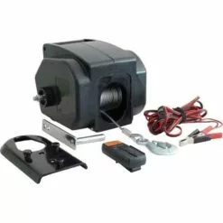 DRAKKAR EQUIPEMENT TREUIL DE TRACTION électrique12V -900 KG Télécommande Drakkar -S15254