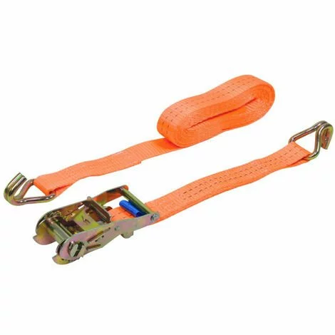 ABTECH Sangle D'arrimage à Cliquet 2 Tonnes - 10m X 35mm - Crochets Fermés 1 ABTECH Sangle D'arrimage à Cliquet 2 Tonnes - 10m X 35mm - Crochets Fermés