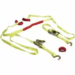 Système Darrimage Pour Moto LAS 10323 (L X L) 2.5 M X 25 Mm - Jaune