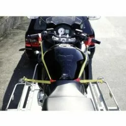 Système Darrimage Pour Moto LAS 10323 (L X L) 2.5 M X 25 Mm - Jaune -Treuil, cric, palan et accessoires Soldes Boutique 5671443 3