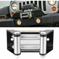 DECKON Fairlead Robuste, Guide-câble à Rouleau De Treuil, Accessoire De Véhicule Robuste D'auto Pièces De Voiture Pour L'entretien De Voiture Atelier De Réparation Automobile，Pas De Trou De 152 Mm -Treuil, cric, palan et accessoires Soldes Boutique 57241609 3