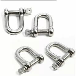 DECKON Manille En Acier Inoxydable En Forme De D, Filetée, Utilisée Pour Le Gréement Lourd, Le Recyclage De Véhicules, Le Remorquage, Facile à Transporter M5