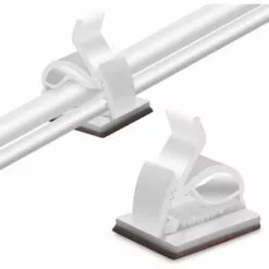 STARLIGHT 50Pcs Clips Câble, SL.GT,Clips Rangement De Câble Avec De Tampons Auto Adhésifs Solides, Organiseur De Fils Electriques