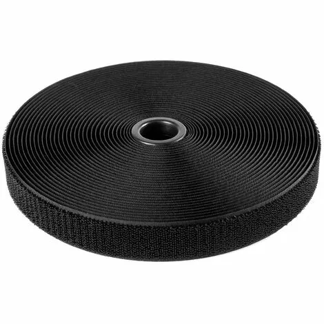 FR-LIFE Sangles De Câble,BR-Vie Attaches De Câble 25M, Bande Réutilisable, Serres Cables Ruban De Fixation Bande à Crochet Boucle Auto-Agrippant Organisateur Pour Cordes Et Câble Electrique(Noir) 4 FR-LIFE Sangles De Câble,BR-Vie Attaches De Câble 25M, Bande Réutilisable, Serres Cables Ruban De Fixation Bande à Crochet Boucle Auto-Agrippant Organisateur Pour Cordes Et Câble Electrique(Noir) – Image 4