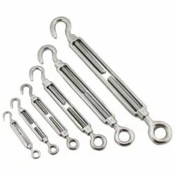 MACARON M4/M5/M6/M8 Tendeur Crochet Et œil En Acier Inoxydable 304 - Lot De 4 LO-Ron