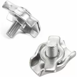 MACARON Pince Câble Métallique, Pince Câble En Acier Inoxydable De Câble Métallique,Pince De Câble Métallique En Acier Inoxydable 304, Pour Câble En Acier (M2, Ton Argent)20 Pièces LO-Ron 7 MACARON Pince Câble Métallique, Pince Câble En Acier Inoxydable De Câble Métallique,Pince De Câble Métallique En Acier Inoxydable 304, Pour Câble En Acier (M2, Ton Argent)20 Pièces LO-Ron -Treuil, cric, palan et accessoires Soldes Boutique 58260810 3