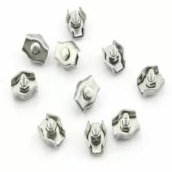 MACARON Pince Câble Métallique, Pince Câble En Acier Inoxydable De Câble Métallique,Pince De Câble Métallique En Acier Inoxydable 304, Pour Câble En Acier (M2, Ton Argent)20 Pièces LO-Ron 8 MACARON Pince Câble Métallique, Pince Câble En Acier Inoxydable De Câble Métallique,Pince De Câble Métallique En Acier Inoxydable 304, Pour Câble En Acier (M2, Ton Argent)20 Pièces LO-Ron -Treuil, cric, palan et accessoires Soldes Boutique 58260810 4