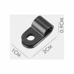 MACARON Serre-câble R-type Attache Organisateur Gestion Fil électrique Noir（30pcs） LO-Ron -Treuil, cric, palan et accessoires Soldes Boutique 58260817 3