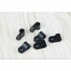 MACARON Serre-câble R-type Attache Organisateur Gestion Fil électrique Noir（30pcs） LO-Ron -Treuil, cric, palan et accessoires Soldes Boutique 58260817 4