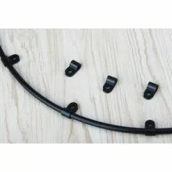 MACARON Serre-câble R-type Attache Organisateur Gestion Fil électrique Noir（30pcs） LO-Ron -Treuil, cric, palan et accessoires Soldes Boutique 58260817 5