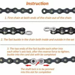 MACARON Attache Rapide Chaine Velo Pour 6, 7, 8, Chaîne De Vitesse, Argent, Réutilisable (6 7 8 Vitesses 8 Paires )LO-Ron -Treuil, cric, palan et accessoires Soldes Boutique 58334628 3