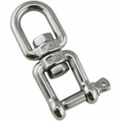 MACARON Lot De 2 Anneaux Pivotants Robustes En Acier Inoxydable 304 8 Mm LO-Ron -Treuil, cric, palan et accessoires Soldes Boutique 58334649 3