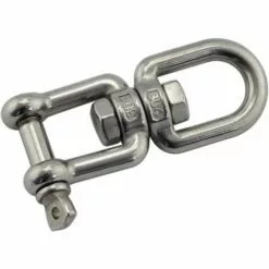 MACARON Lot De 2 Anneaux Pivotants Robustes En Acier Inoxydable 304 8 Mm LO-Ron -Treuil, cric, palan et accessoires Soldes Boutique 58334649 4