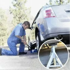 MACARON Jack Pad, Bloc De Cric En Caoutchouc Avec Fente En Croix, Outil De Tampon De Disque De Levage, Pour Chariot Et Plate-Forme De Levage LO-Ron -Treuil, cric, palan et accessoires Soldes Boutique 58334663 5