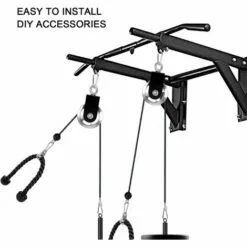 FLYME Poulie De Poulie, Poulie De Corde De 90 Mm Avec élingue Et Crochet En D, Pivotant à 360 °, Pour Système De Poulie LAT, équipement De Gymnastique à Domicile 9 FLYME Poulie De Poulie, Poulie De Corde De 90 Mm Avec élingue Et Crochet En D, Pivotant à 360 °, Pour Système De Poulie LAT, équipement De Gymnastique à Domicile -Treuil, cric, palan et accessoires Soldes Boutique 58772612 5