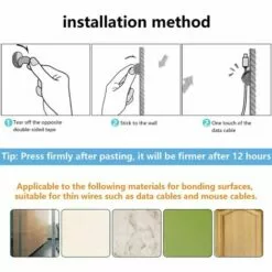 FONTAINEBLEAU Clips Câble, 10pcs Rangements De Câbles Et Serre-Câbles Attache-Câbles En Silicone, Rangement Cordon Bureau Pour Fils De Chargeur, Ordinateur, Souris, Téléphone, Écouteur Etc Fonepro Noir 6 FONTAINEBLEAU Clips Câble, 10pcs Rangements De Câbles Et Serre-Câbles Attache-Câbles En Silicone, Rangement Cordon Bureau Pour Fils De Chargeur, Ordinateur, Souris, Téléphone, Écouteur Etc Fonepro Noir -Treuil, cric, palan et accessoires Soldes Boutique 58805457 3