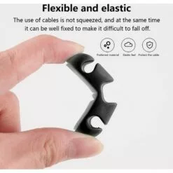FONTAINEBLEAU Clips Câble, 10pcs Rangements De Câbles Et Serre-Câbles Attache-Câbles En Silicone, Rangement Cordon Bureau Pour Fils De Chargeur, Ordinateur, Souris, Téléphone, Écouteur Etc Fonepro Noir 7 FONTAINEBLEAU Clips Câble, 10pcs Rangements De Câbles Et Serre-Câbles Attache-Câbles En Silicone, Rangement Cordon Bureau Pour Fils De Chargeur, Ordinateur, Souris, Téléphone, Écouteur Etc Fonepro Noir -Treuil, cric, palan et accessoires Soldes Boutique 58805457 4