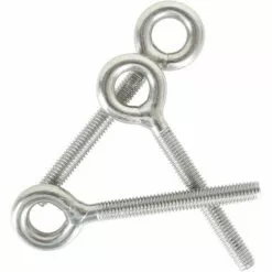 STARLIGHT M8 Boulons à Oeil,SL.GT 304 Acier Inoxydable Boulon Anneau De Levage Soudés Fermés Vis à œil De Tige De Vis à Vis Résistant à La Corrosion 6PCS