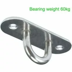 MODOU 6 Pièces Plaques à œillets Plaque De Couverture En Acier Inoxydable Plaque De Mât De 6mm Crochets De Fixation Robustes Pour Crochets Muraux Chaises Suspendues Auvent Accessoires De Bateau Etc -Treuil, cric, palan et accessoires Soldes Boutique 59466104 5