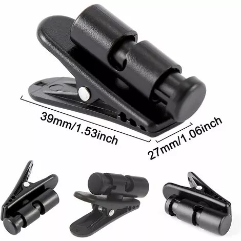 IRISFR Clips De Fil D'Écouteur Clip De Montage Rotatif à 360 Degrés Pour Écouteurs Pour La Fixation Du Fil Du Casque Organiser Pour Course à Pied Randonnée Marche, 39*27mm-Lilaris 3Pcs 2 IRISFR Clips De Fil D'Écouteur Clip De Montage Rotatif à 360 Degrés Pour Écouteurs Pour La Fixation Du Fil Du Casque Organiser Pour Course à Pied Randonnée Marche, 39*27mm-Lilaris 3Pcs – Image 2