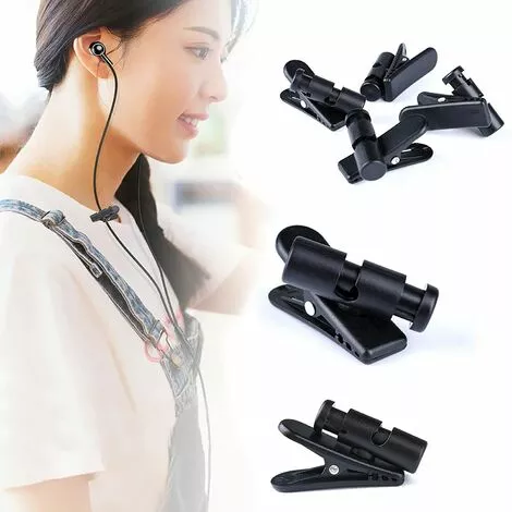 IRISFR Clips De Fil D'Écouteur Clip De Montage Rotatif à 360 Degrés Pour Écouteurs Pour La Fixation Du Fil Du Casque Organiser Pour Course à Pied Randonnée Marche, 39*27mm-Lilaris 3Pcs 5 IRISFR Clips De Fil D'Écouteur Clip De Montage Rotatif à 360 Degrés Pour Écouteurs Pour La Fixation Du Fil Du Casque Organiser Pour Course à Pied Randonnée Marche, 39*27mm-Lilaris 3Pcs – Image 5