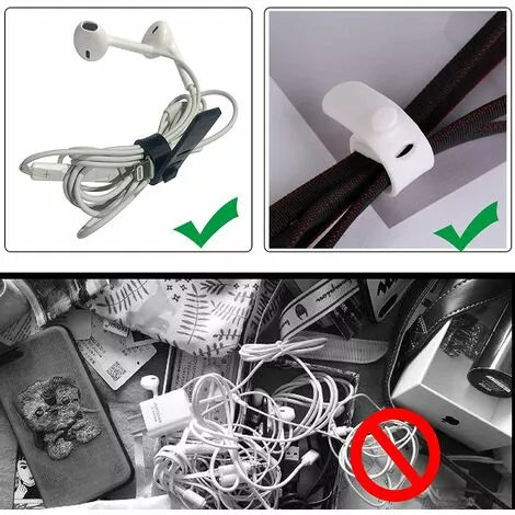 IRISFR Lilaris CâBle Attache Cordon Silicone Serre-CâBles En Silicone Sangle Organisatrice De CâBle Silicone Organisateur De Cordon Silicone Attacher Ligne De DonnéEs Fixé, 4 Serre-CâBles En Silicone,rose 3 IRISFR Lilaris CâBle Attache Cordon Silicone Serre-CâBles En Silicone Sangle Organisatrice De CâBle Silicone Organisateur De Cordon Silicone Attacher Ligne De DonnéEs Fixé, 4 Serre-CâBles En Silicone,rose – Image 3