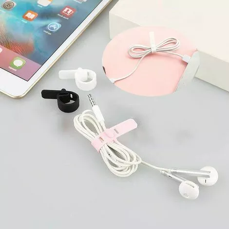 IRISFR Lilaris CâBle Attache Cordon Silicone Serre-CâBles En Silicone Sangle Organisatrice De CâBle Silicone Organisateur De Cordon Silicone Attacher Ligne De DonnéEs Fixé, 4 Serre-CâBles En Silicone,rose 5 IRISFR Lilaris CâBle Attache Cordon Silicone Serre-CâBles En Silicone Sangle Organisatrice De CâBle Silicone Organisateur De Cordon Silicone Attacher Ligne De DonnéEs Fixé, 4 Serre-CâBles En Silicone,rose – Image 5