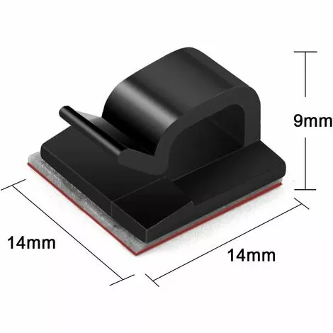 GALOZZOIT 100Pcs Clips Câble, Clips Rangement De Câble Avec De Tampons Auto Adhésifs Solides, Organiseur De Fils Electriques Pour Câbles Dans Une Maison/Bureau 2 GALOZZOIT 100Pcs Clips Câble, Clips Rangement De Câble Avec De Tampons Auto Adhésifs Solides, Organiseur De Fils Electriques Pour Câbles Dans Une Maison/Bureau – Image 2